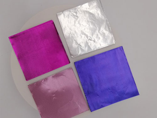 Color coated aluminium foil for food container