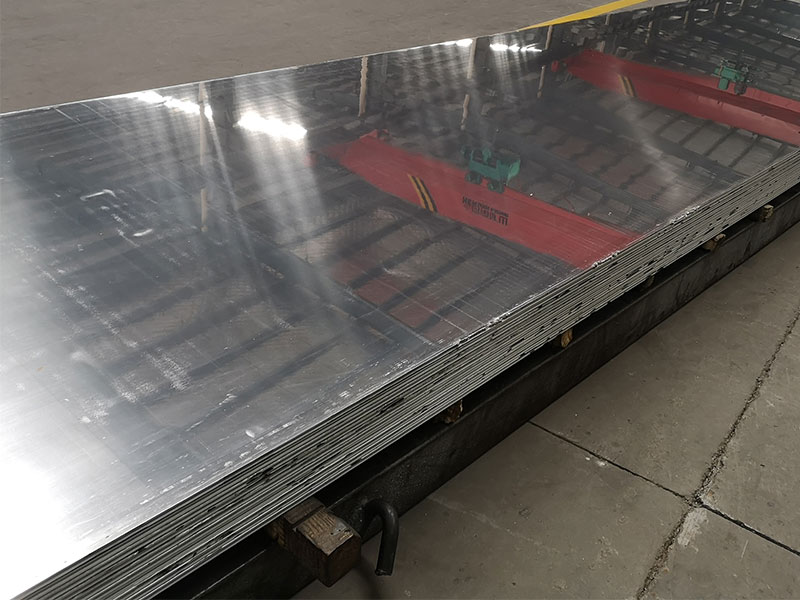 Aluminum sheet for fishing boat